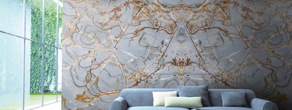 Painel em quartzito palomino