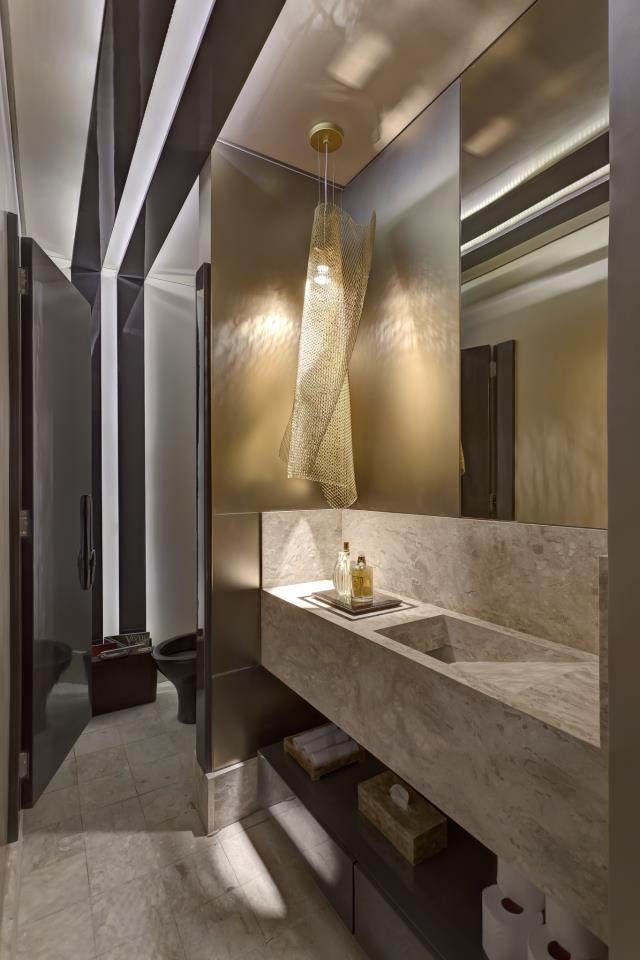 lavabo em marmore bege bahia levigado