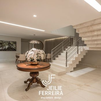 1.1 piso e escada em marmore champagne extra