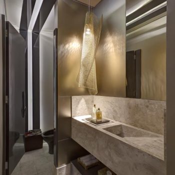 lavabo em marmore bege bahia levigado